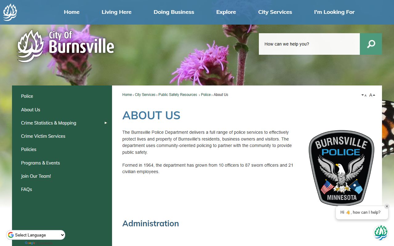 Eagan police department bench warrants information